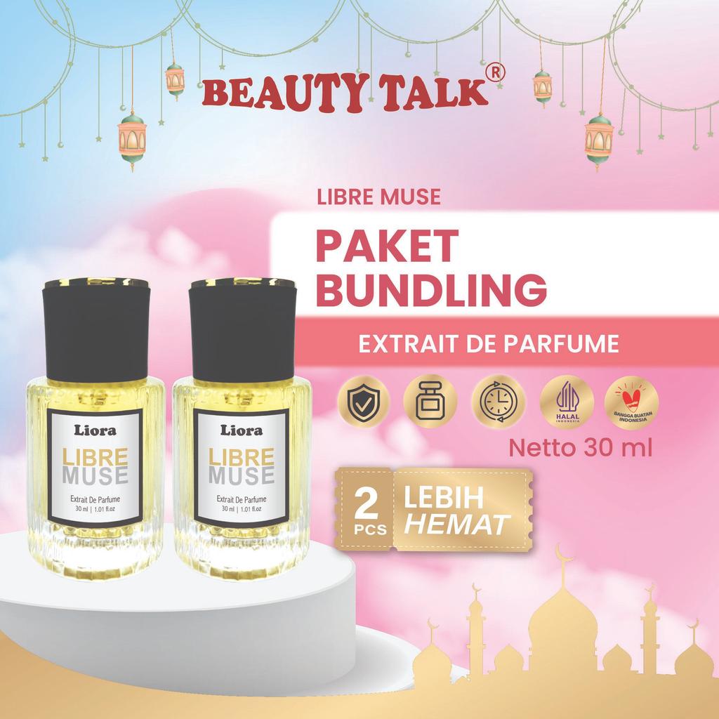 [Bundling hemat - 2PCS] LIORA Libre Muse Extrait De Parfume 30ML I Parfum dengan Bold & Elegan, Arom