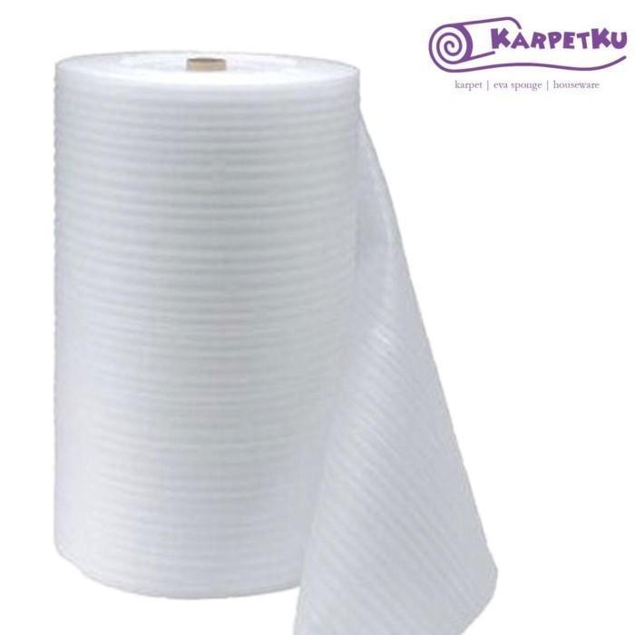 anasrulia335 [HRGA PER MTR, 1 ROLL] PE Foam / Foam Sheet / Busa PE (Tebal: 1-10 MM) - 1 MM TERLARIS