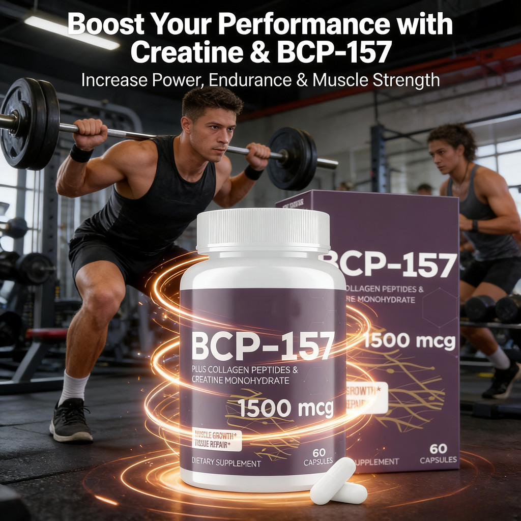 BPC-157 + Collagen & Keratin - Pemulihan Otot & Sendi Cepat, Kulit Glowing CO875