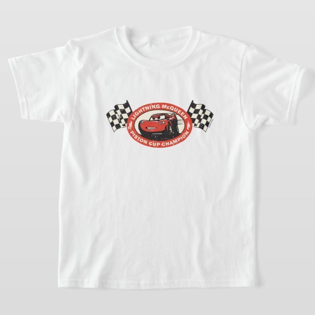 Kaos Cars 3 Lightning McQueen Piston Cup Champion T-Shirt
