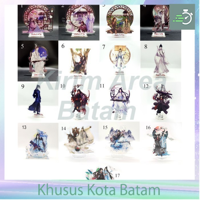 Stand display akrilik mo dao zu shi lan zhan wei ying winter