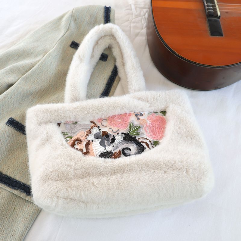 Tas mewah bordir Cina baru berkapasitas besar tas tas bahu bordir retro