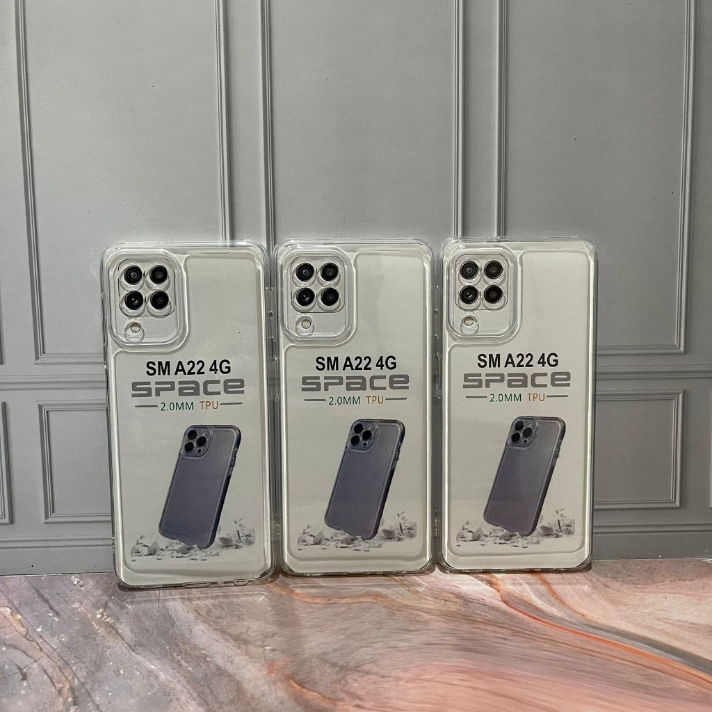 Casing Case Space Samsung A22 4G M32 M22 A22 5G Clear Bening Transparant SoftCase SPACE TPU
