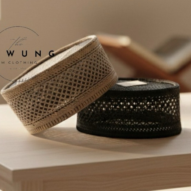 TERLARIS PECI AKAR RAJUT GUSDUR | KOPIAH TENUN MALAYSIA | SONGKOK RAJUT PREMIUM