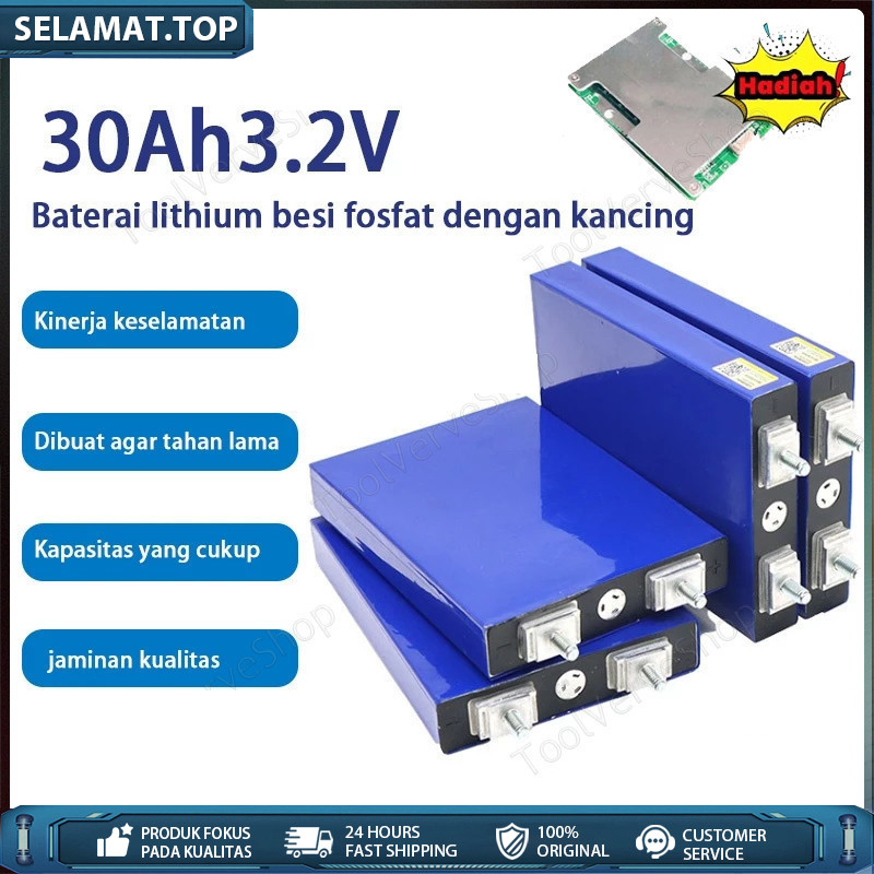 Baterai Lifepo4 3.2V 30Ah Elektrik Baterai Lithium LIFEPO4 DISCHARGE CAPACITY TEST PROVE Baterai Lit