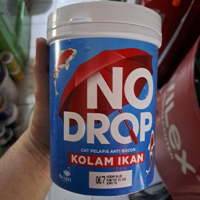 Cat Avian Nodrop Kolam Ikan 1kg Biru dan hitam - Biru