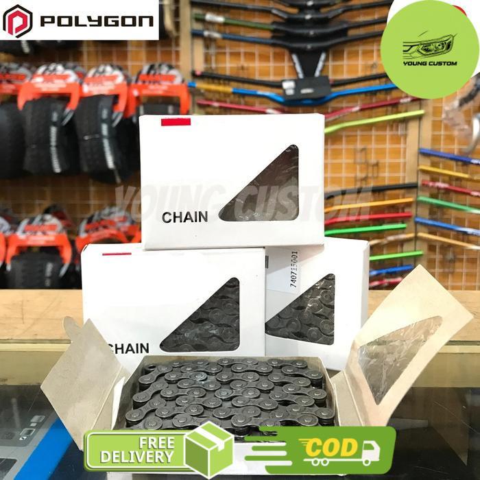Polygon Rantai Sepeda 6 7 8 Speed 112 Links