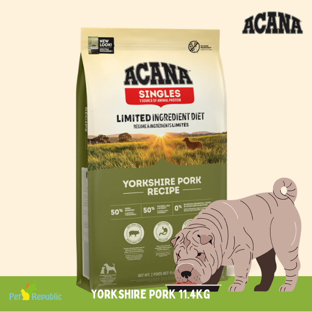 ACANA Makanan Anjing Yorkshire PORK 11.4kg