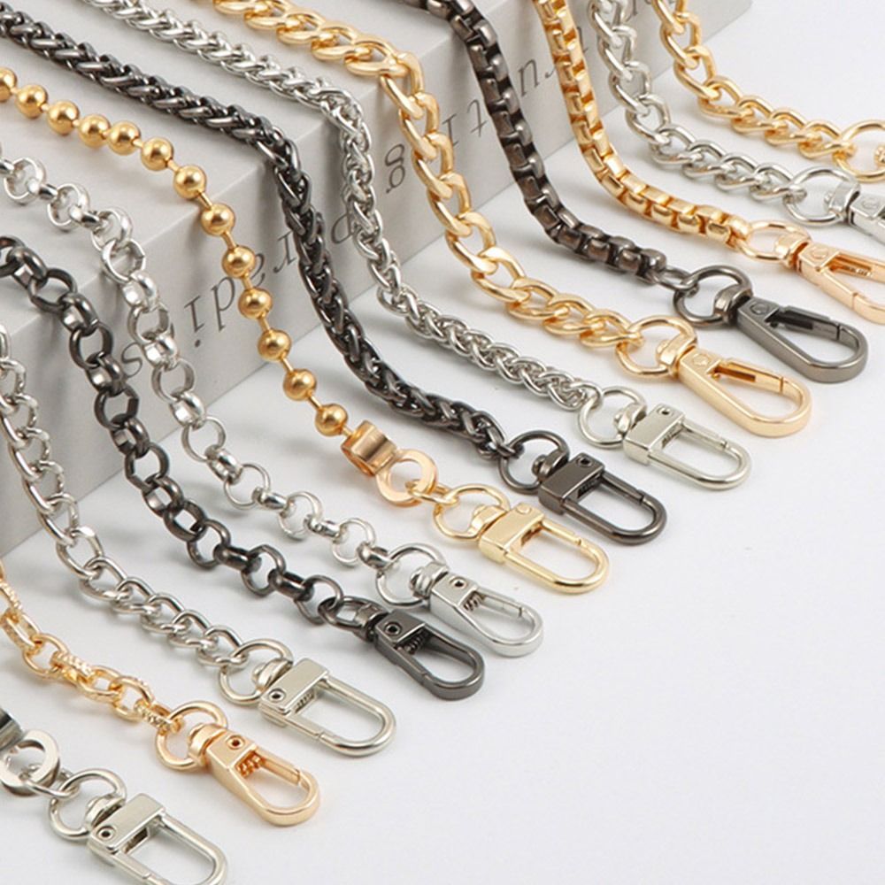 120cm Metal Bag Chain Replacement Shoulder Bag Strap Handbag Handle Chain Purse Chain Belt Metal Cha