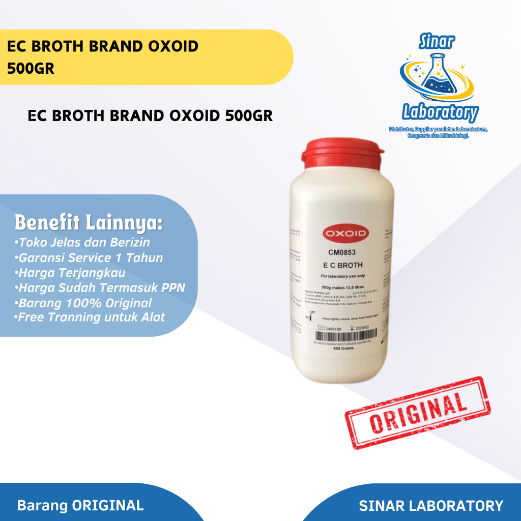 EC Broth Brand Oxoid 500gr
