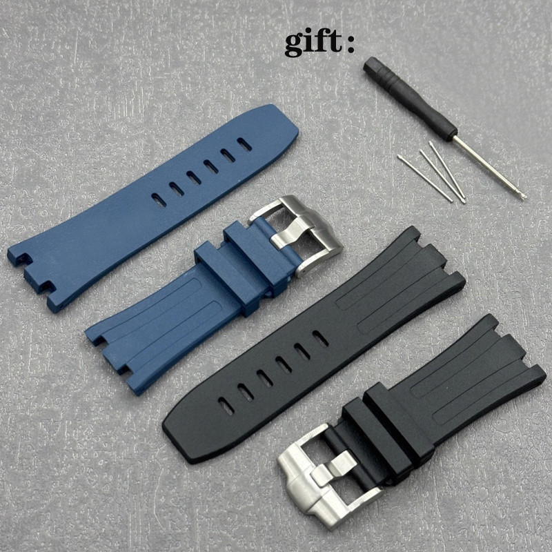 For Audemars and Piguet Royal Oak Strap Original AP 15710 26470 Silicone Rubber Sport Wat Strap 28mm