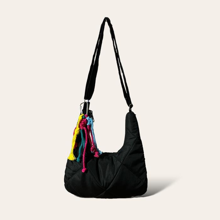 JENNIE  SLINGBAG 2IN1 INCLUDE GANTUNGAN BY roetoe | puffy bag | Slingbag  Wanita | shoulder bag - OR