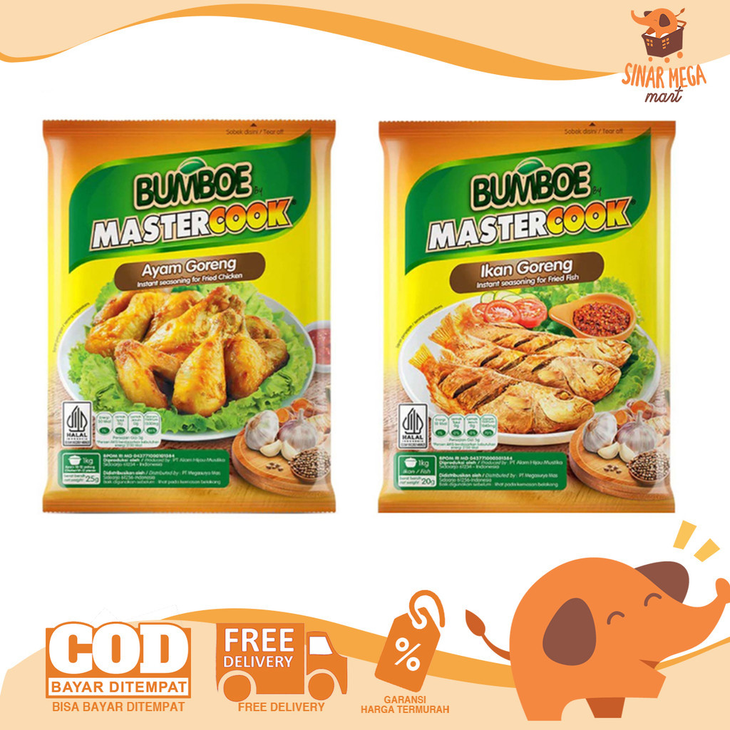 BUMBOE Mater Cook 25g - Ayam Goreng, Ikan Goreng | BumBoe by Mastercook, Bumbu Bubuk Instan