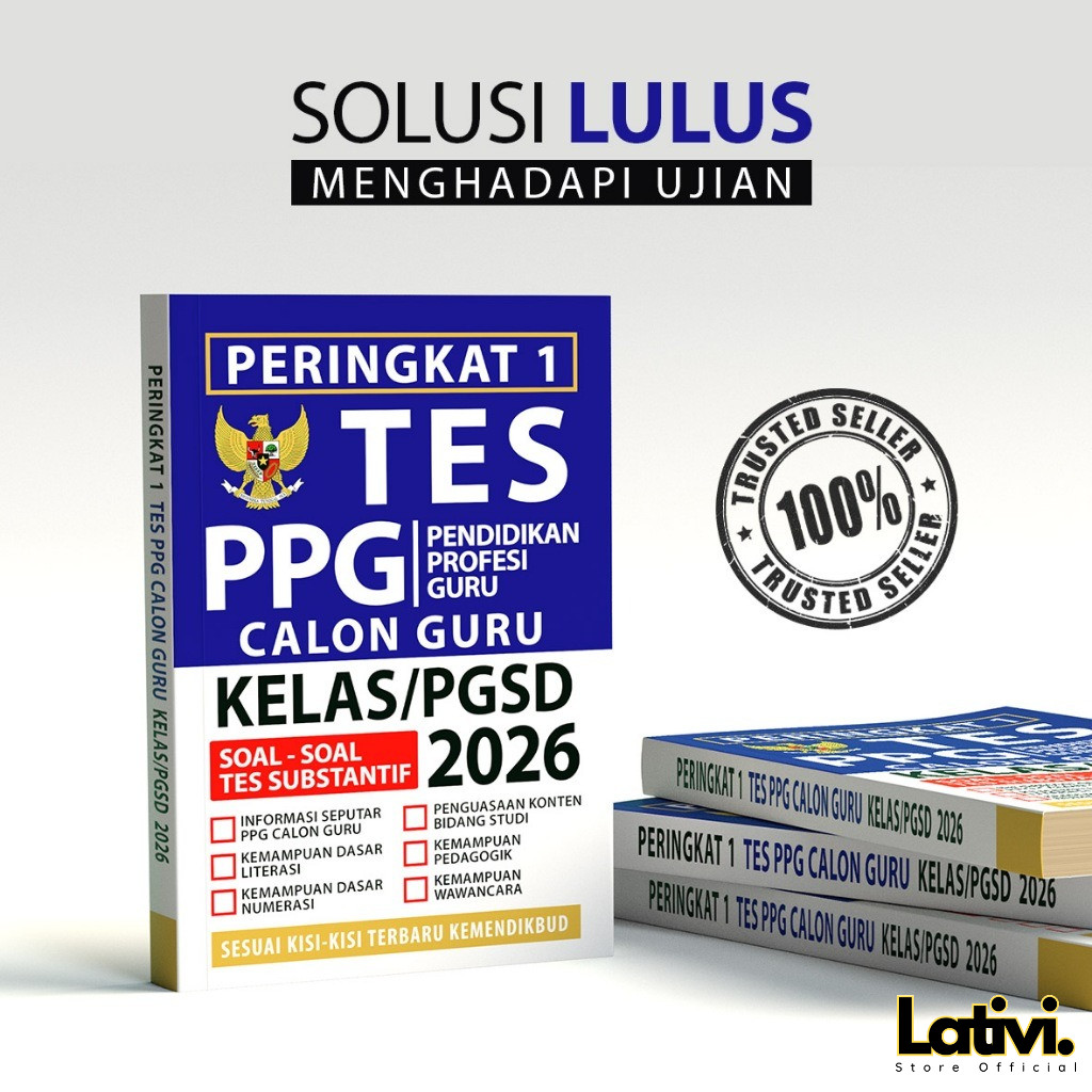 Buku TES PPG Prajabatan Guru PGSD Guru Kelas 2026 - PPG Calon Guru PAUD / Guru PJOK / Guru IPA