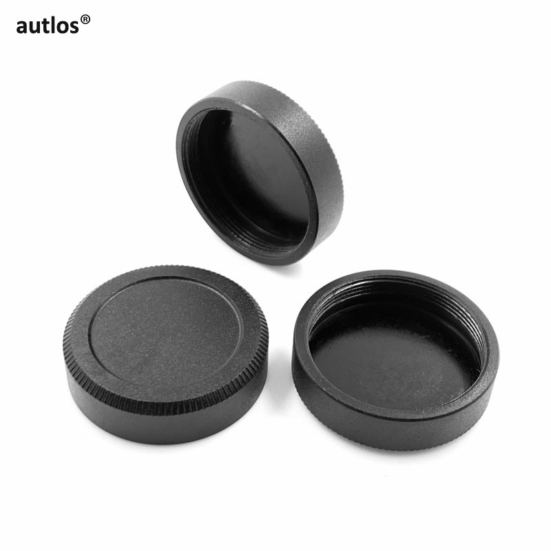 2PCS/lot C mount Lens Protective Cap 25.4mm Camera Lens Dust Proof Cover for Lens Adapters Microscop