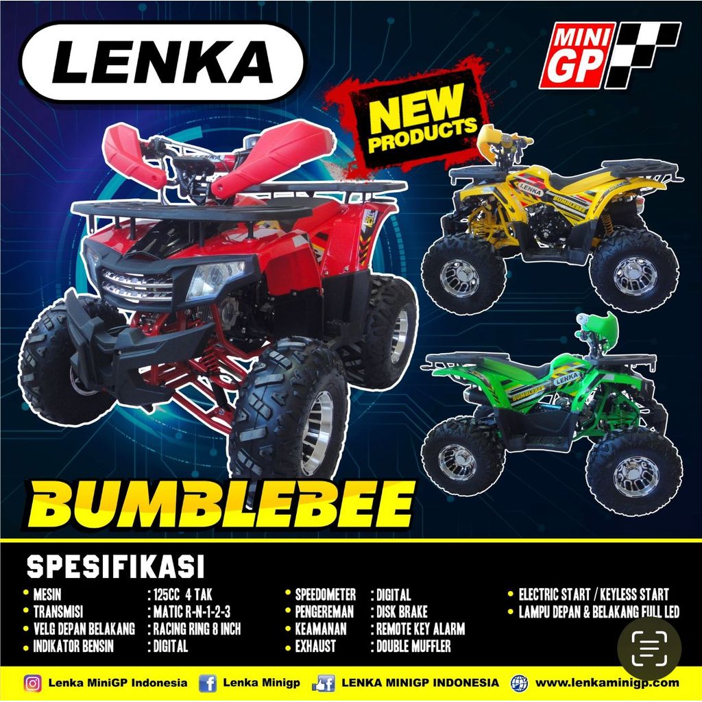 ATV Lenka Motor 125cc Bumblebee & Optimus