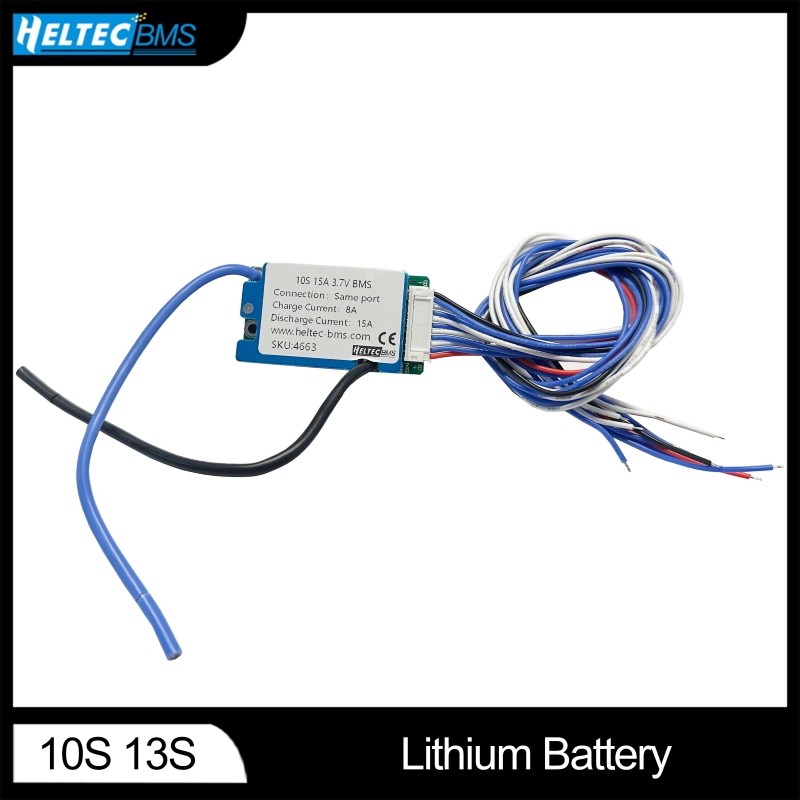 HeltecBMS 6S 7S 8S 9S 10S BMS 36V 15A 20A Papan Perlindungan Baterai Lithium 3.7V 18650 Dengan Kontr