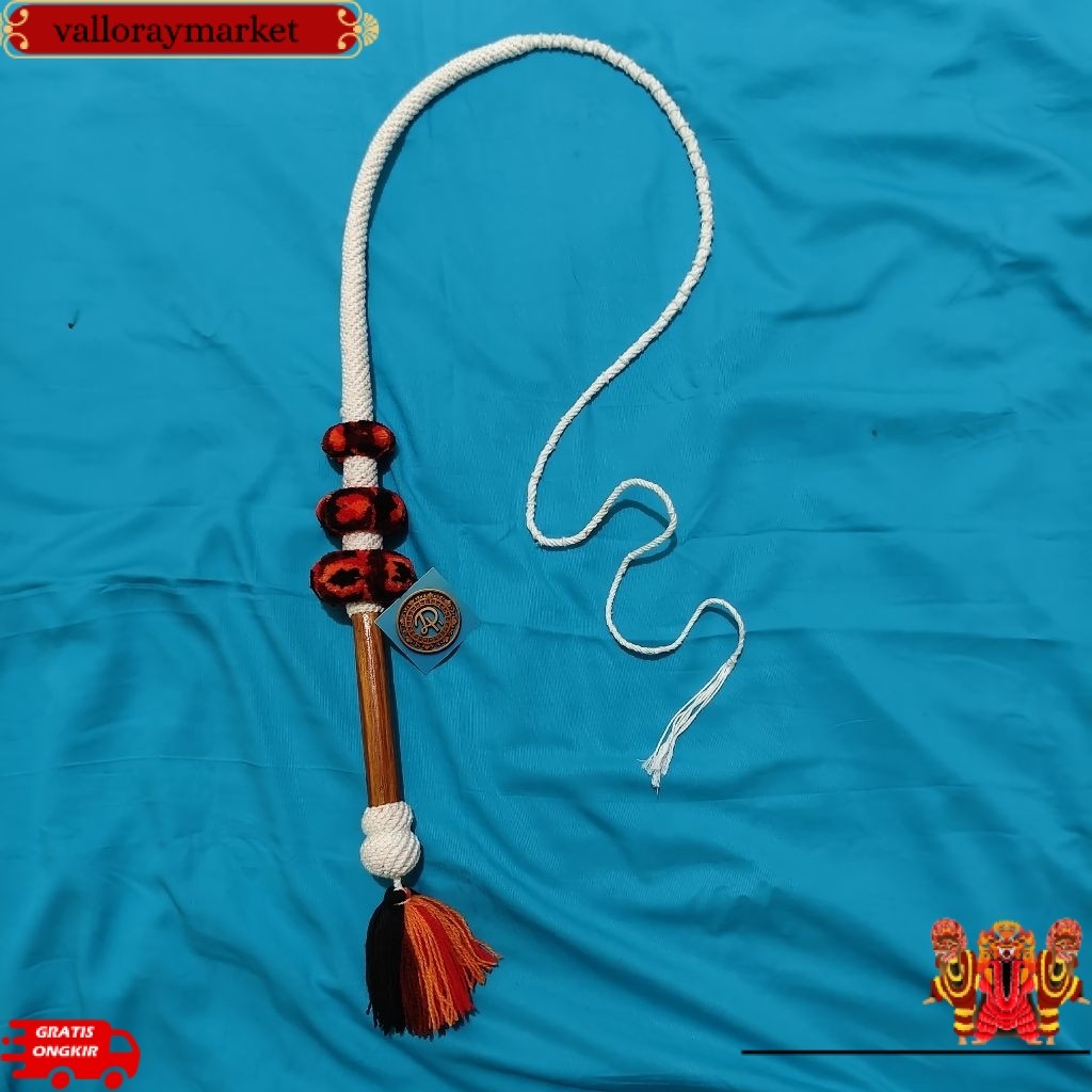 Pecut Kepang Malangan Bahan Poliester Kayu AAAW VLM -56