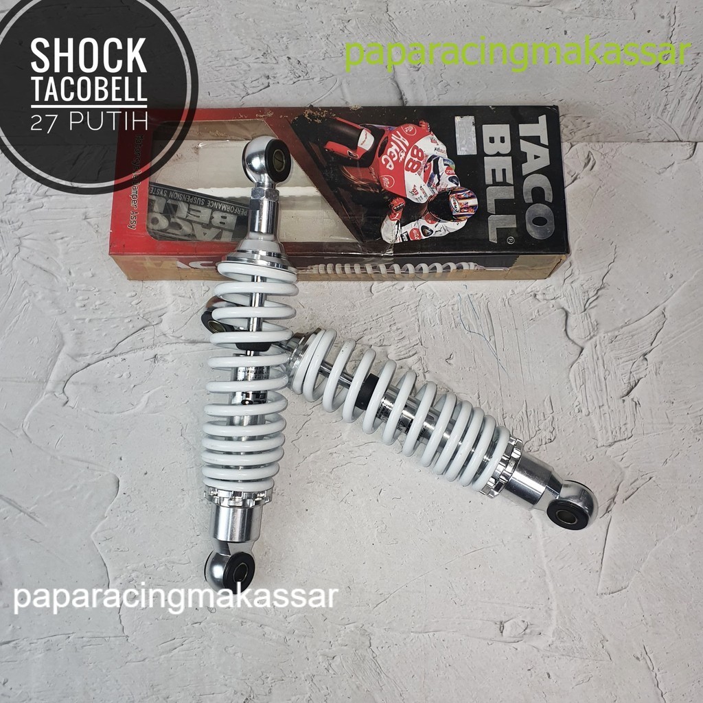 Shockbreker Shock Tacobell Jupiterz/Jupiter Z1/vegaZR/VegaRnew/F1zr 27 merah /putih/kuning/hitam/bir