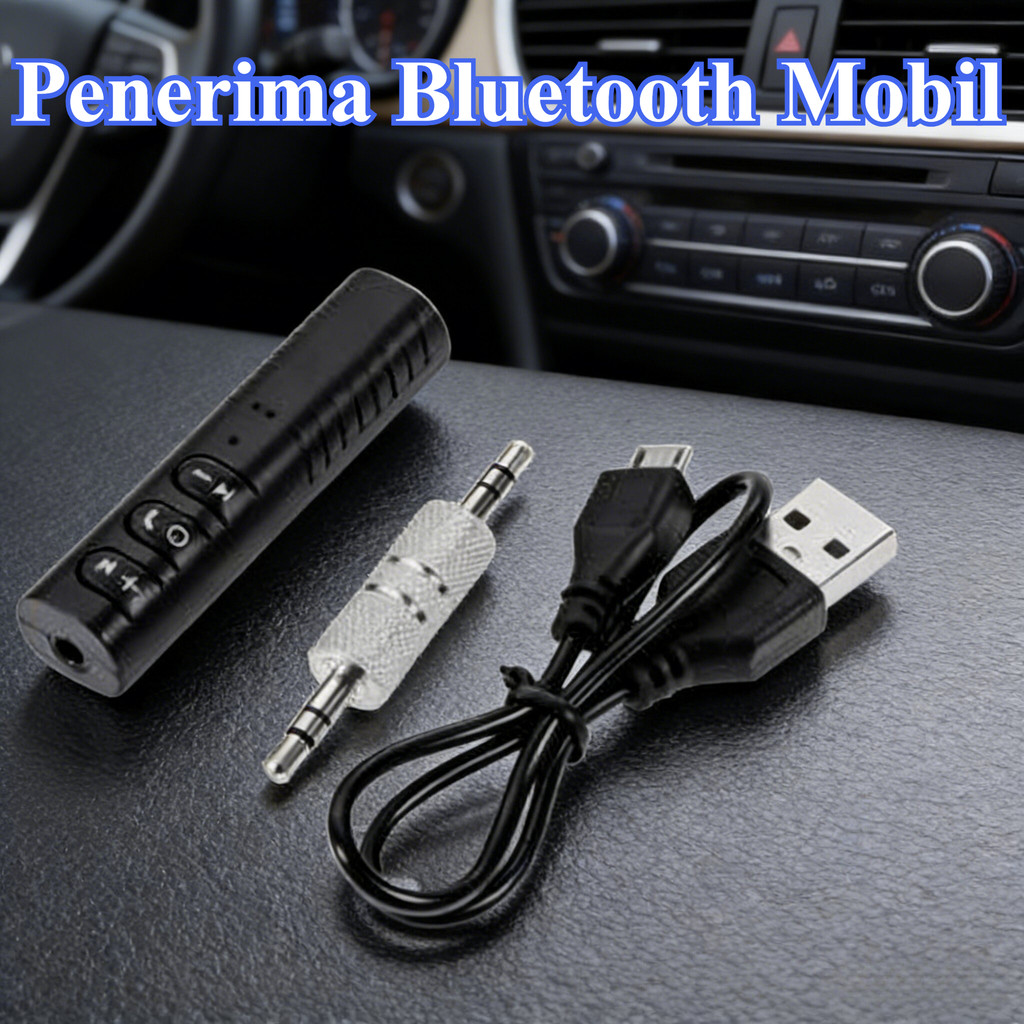 Adaptor AUX Bluetooth Mobil - Streaming Musik Tanpa Kabel