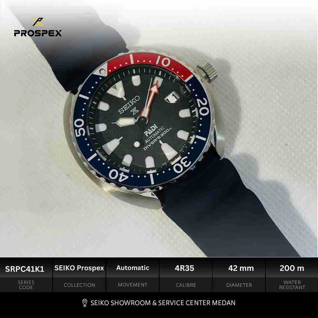 Seiko Showroom Medan - Seiko Prospex padi Mini Turtle SRPC41K1