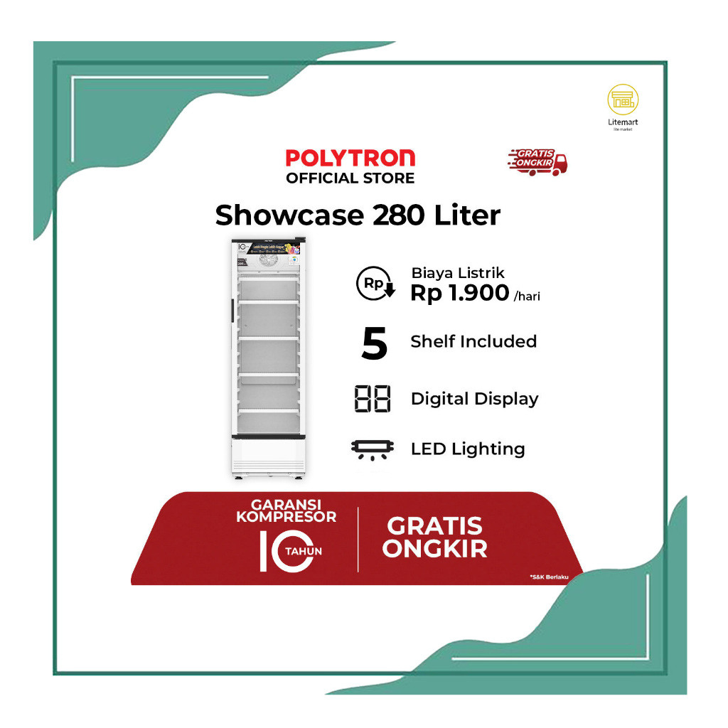 POLYTRON SHOWCASE 5 RAK SCN-280