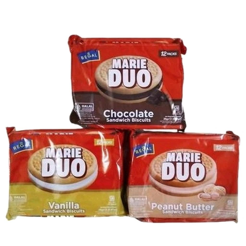 REGAL MARIE DUO KRIM MINI PACK ISI 12 SACHET