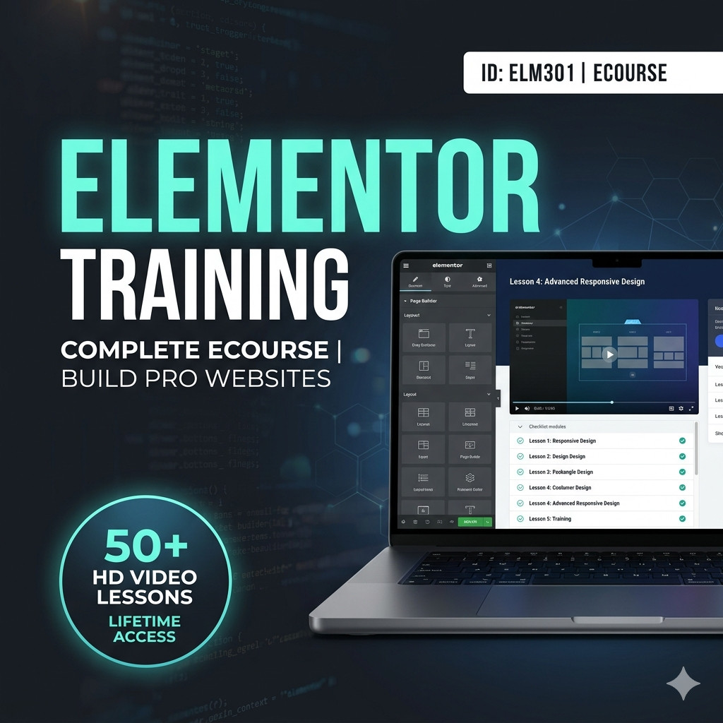 Ecourse Elementor Training
