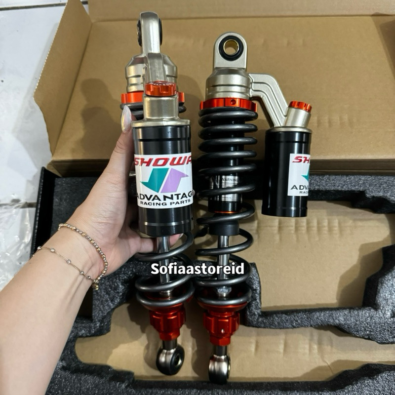 Shockbreaker Shock Showa Extreme model KTC 280mm 320mm 340mm Rx king/ Aerox/ Nmax/ Pcx/ Fizr/ Jupite