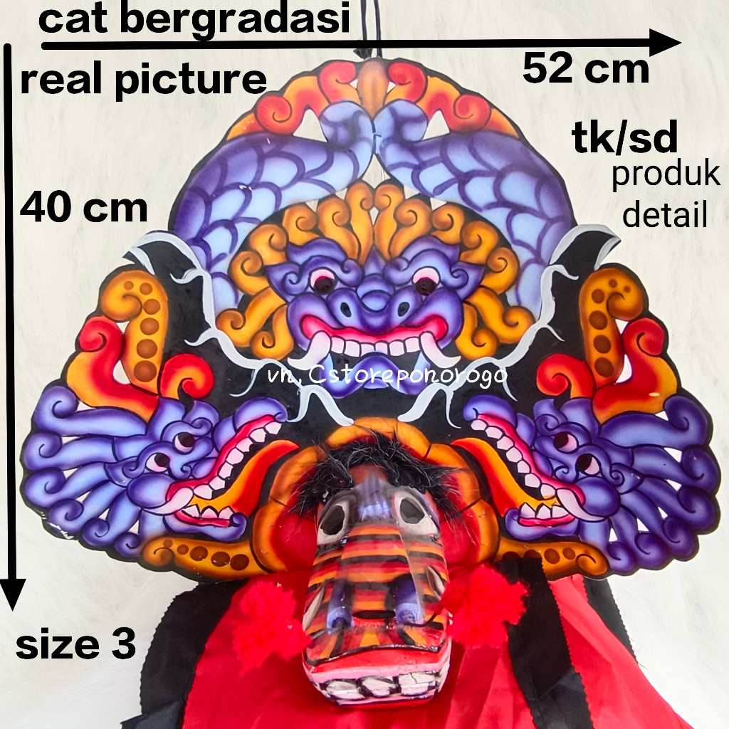[ASLI KEDIRI] BARONGAN ANAK PRODUK BARU 2023 / barongan mainan / barongan murah / barongan kayu / ba