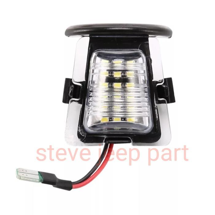 lampu LED dudukan plat nomor belakang jeep wrangler JK