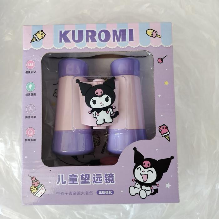 sanrio binocular teropong pikachu monokuler outdoor toys magnifier - Kuromi