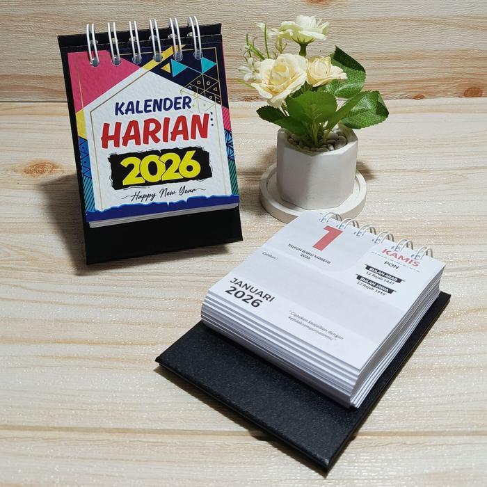 Kalender Harian 2026 | Kalender Harian Komplit 2026 - ABSTRACT  Original