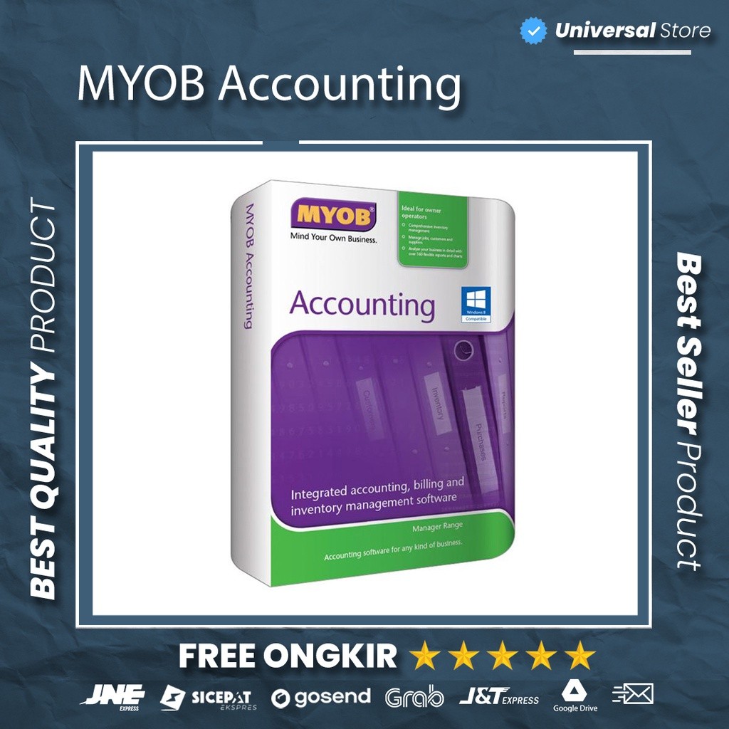 Aplikasi Program MYOB Accounting Full Version Premium Lifetime Akunting Akuntansi Akutansi Jurnal Pe