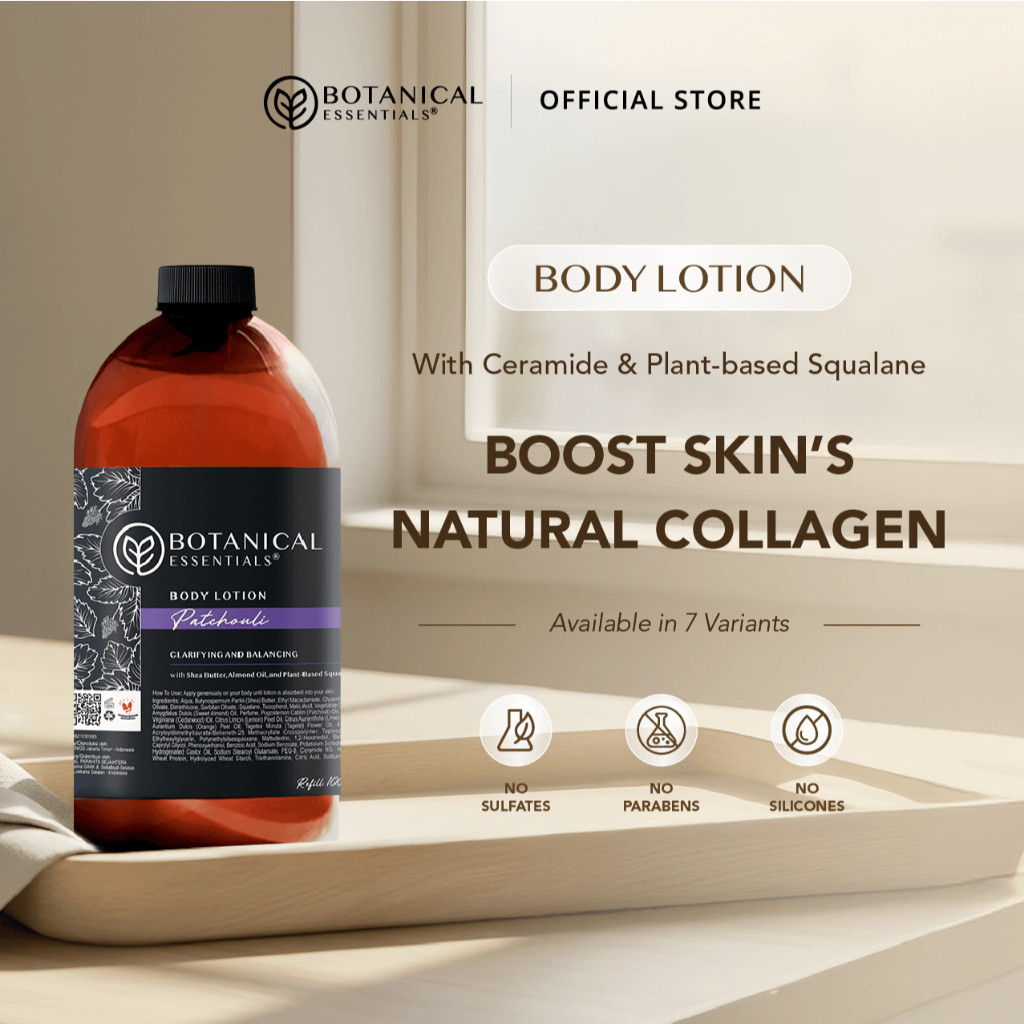 Botanical Essentials - Body Lotion Refill 1L With Pump