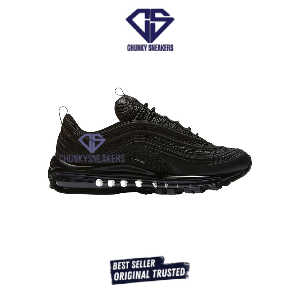Sepatu Nike Air Max 97 Triple Black 100% Original BNIB