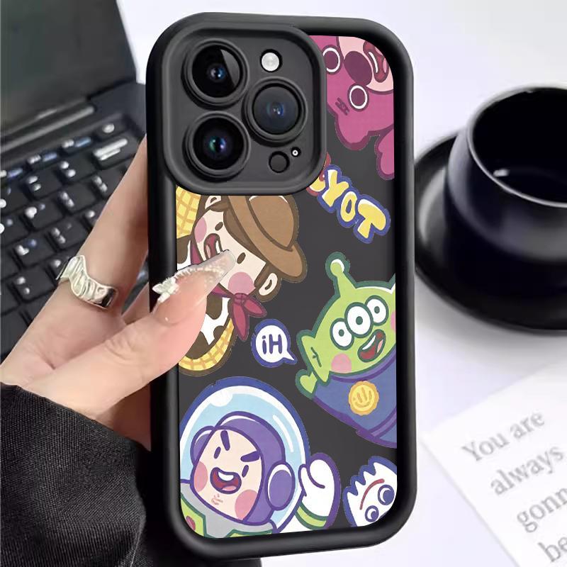 Soft Case OPPO Reno5 4G 5G Reno3 Reno4 F Lite K Z Reno6 Silicon TPU Cartoons Toy Story Lens Protecti