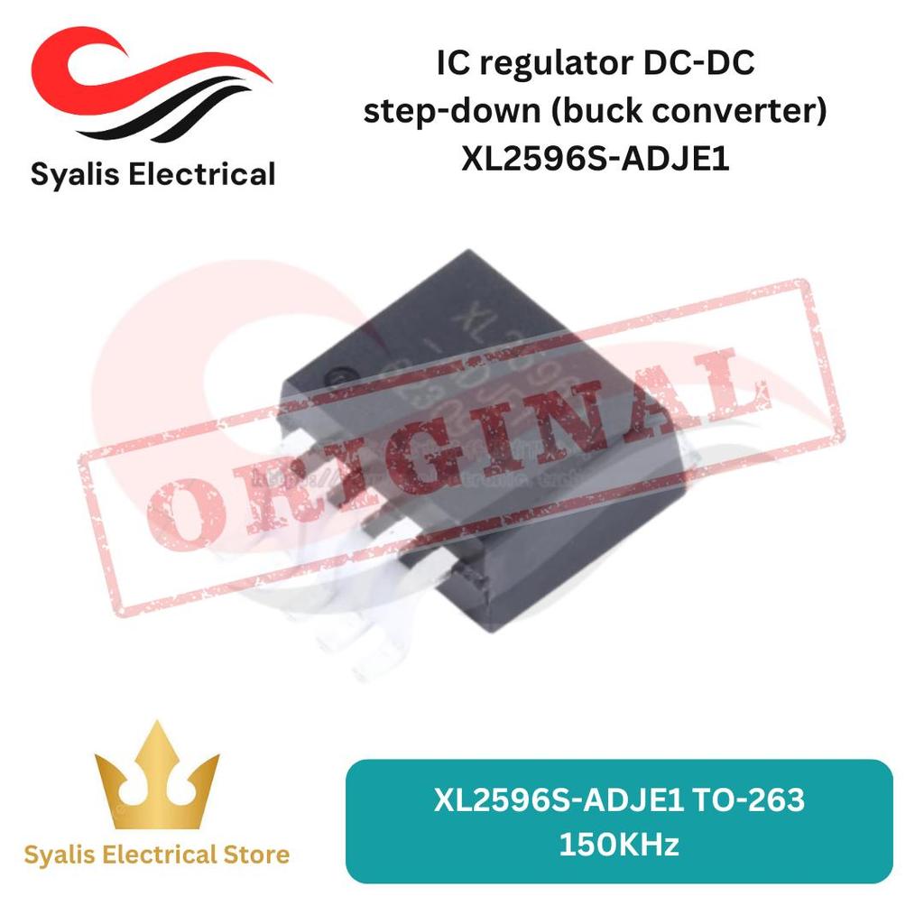 IC regulator DC-DC step-down (buck converter) XL2596S-ADJE1 TO-263 150KHz [Syalis]