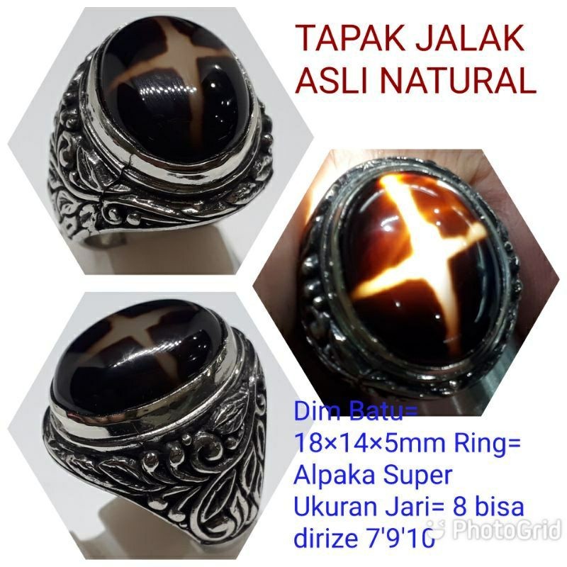 CINCIN BATU AKIK TAPAK JALAK SUPER TOP