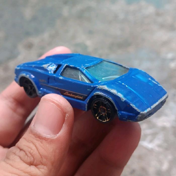 hotwheels lamborghini countach biru bahan custom hotwheels loose diecast lamborghini diecast loose