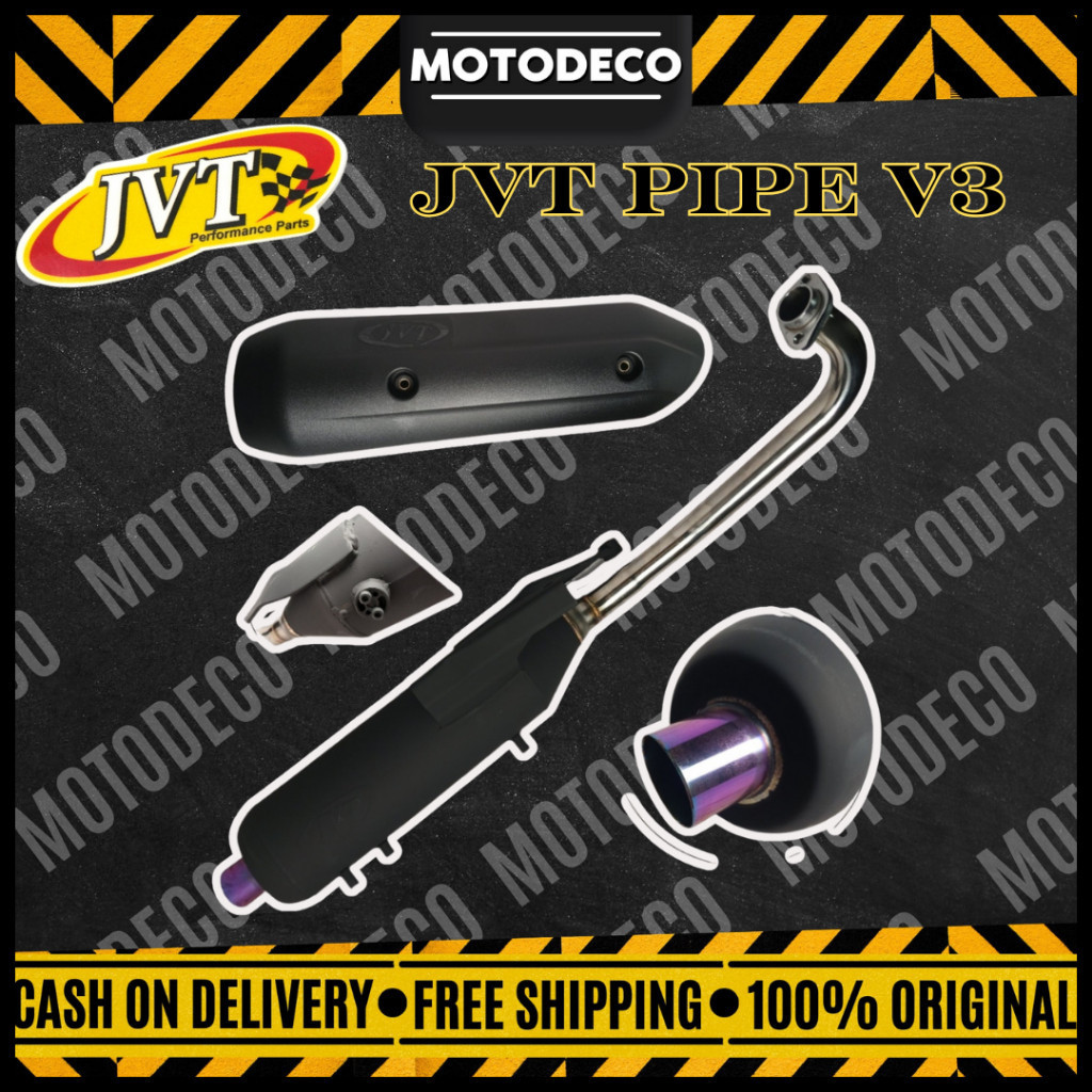 JVT POWER PIPE V3 for MIO / MIO I 125 / MIO SOUL I 125 / CLICK V2 / NMAX V1 / NMAX V2 / AEROX V2 rev