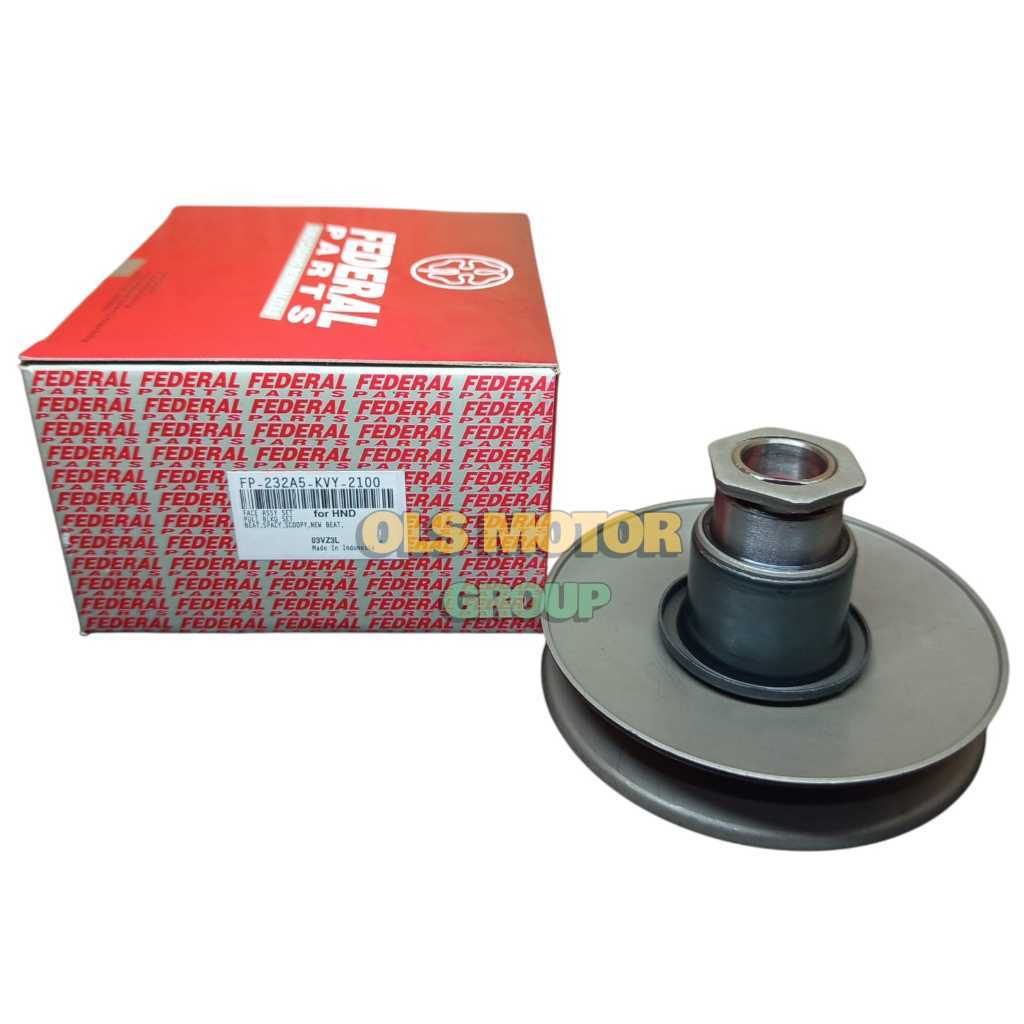 PULLY BELAKANG FEDERAL KVY BEAT KARBU SCOOPY KARBU face driven vbelt