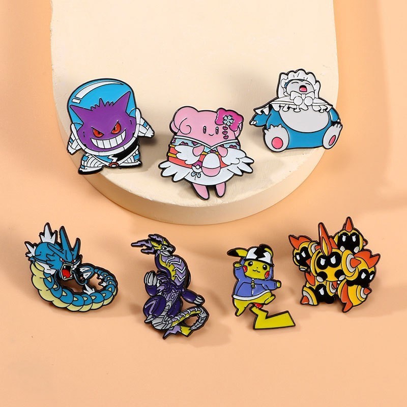 Pin Pokemon Bros Baju Kartun Pin Baju dan Tas