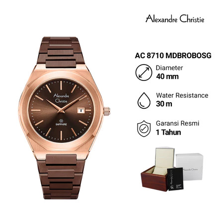 Jam Tangan  Alexandre Christie Classic Steel AC 8710