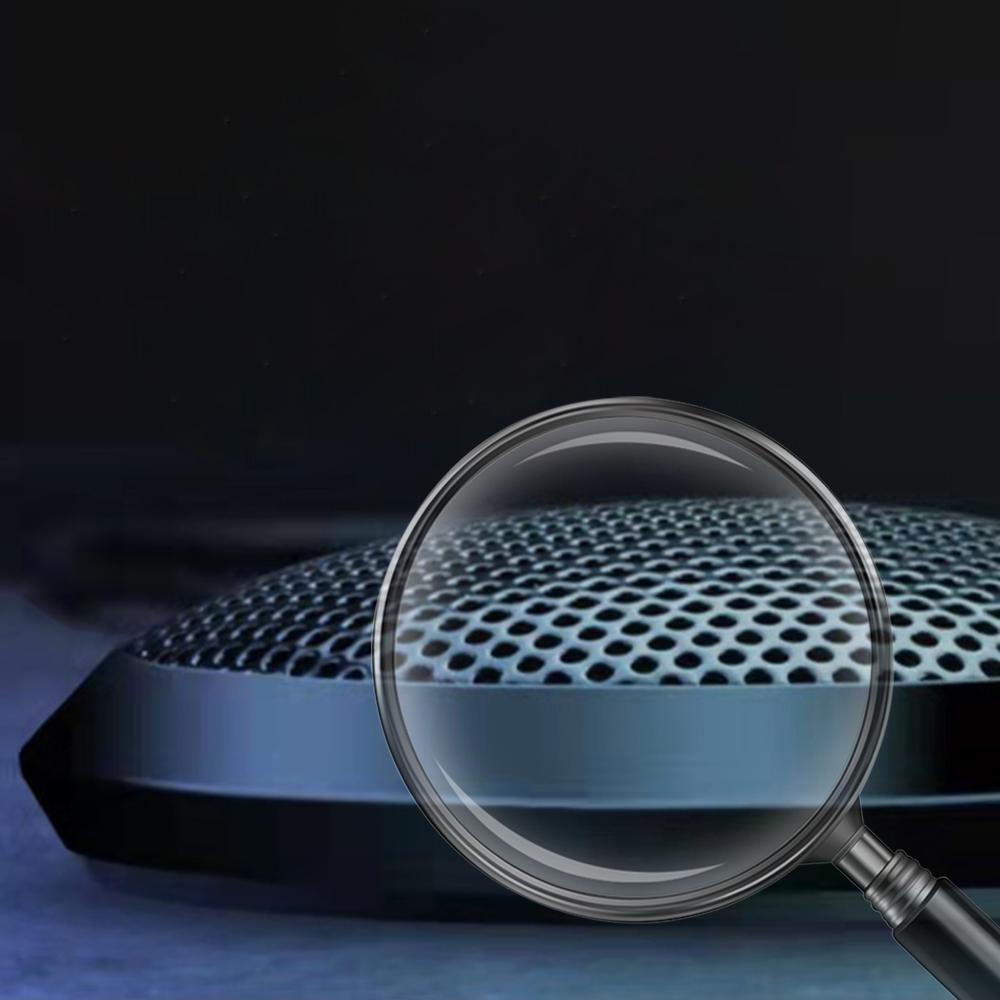 USB35mm Conference Microphone 360° Omnirectional Condenser Mic Desktop PC Mic for Video Conference G