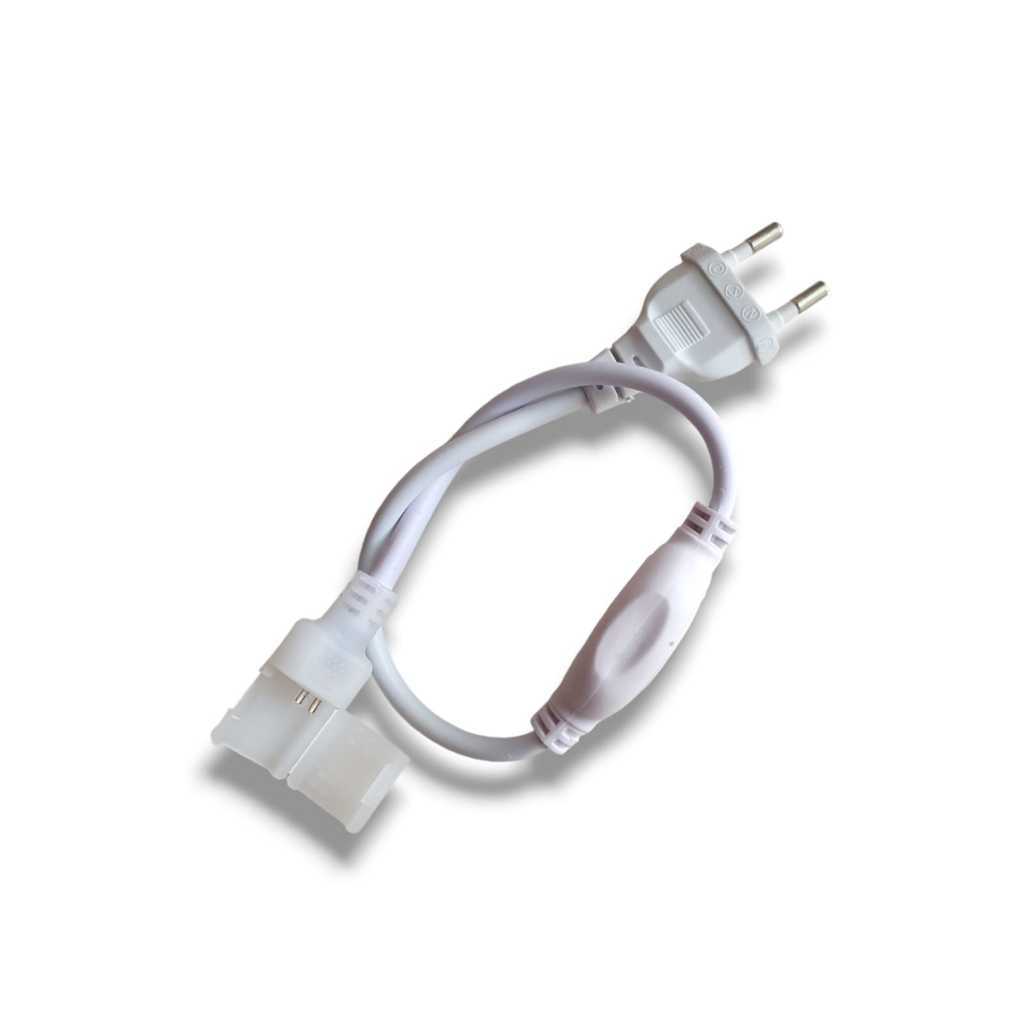 Socket Neon Flex 220V Jepit / Adaptor 220V Neon Flex Jepit Termurah