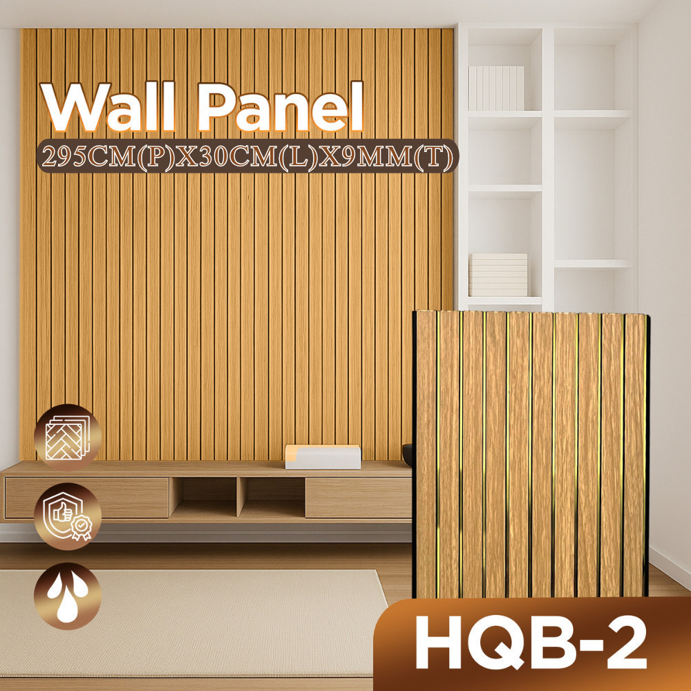 Wall Board PVC 100 cm Panel Dinding PVC Motif Kayu Modern Minimalis 150 cm