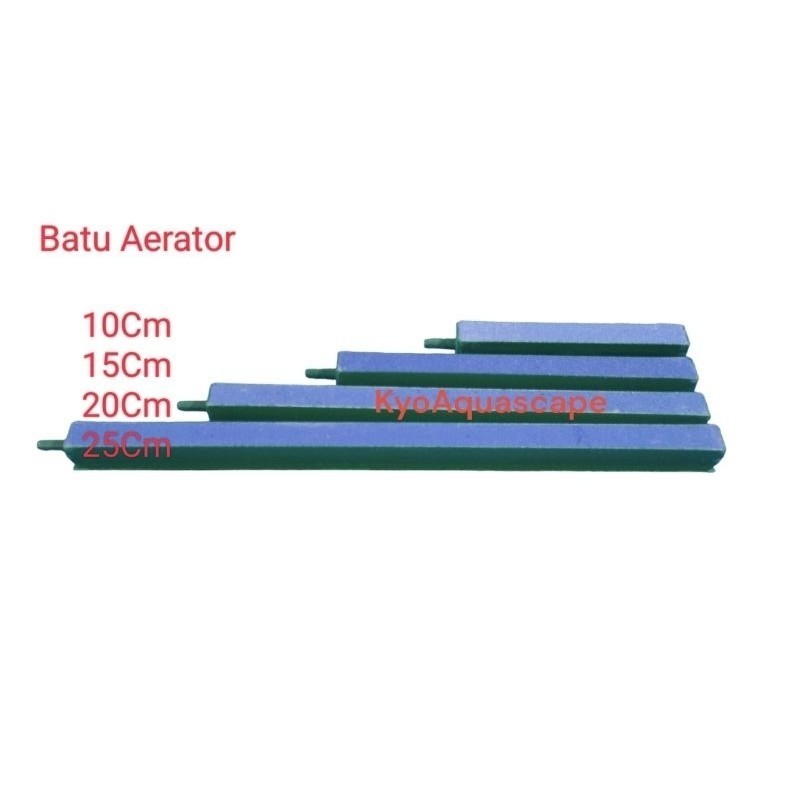 batu aerator aquarium panjang kotak 25cm