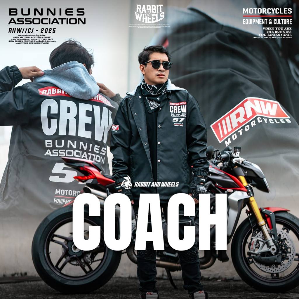 COACH JACKET - RABBIT AND WHEELS