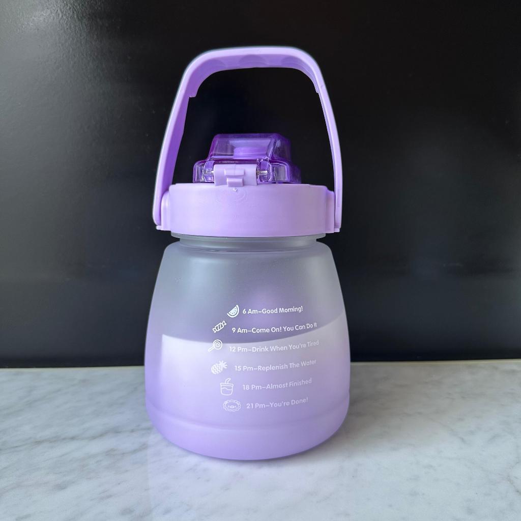 thermos tumblr Sports Water Bottle 1300ML Summer Portable Large Capacity Straw Cups Children Cute Gi